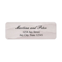 returetiketterna vid abstrakt dammiga ro bröllop returadress etikett