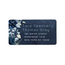 Returkuvert för Cascading Ro Bröllop OSA-etikett Adressetikett