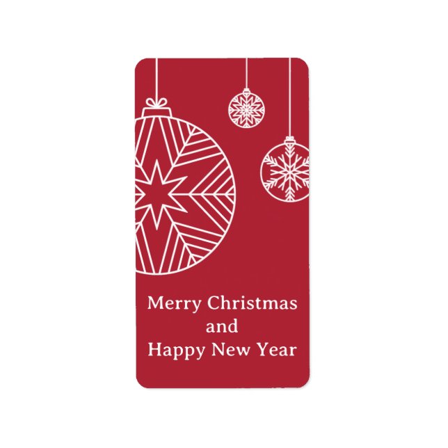 Return Address Label Adressetikett (Framsidan)