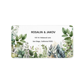 Return Address Label Adressetikett