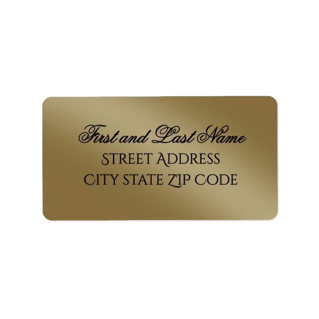 Return Address Label Adressetikett (Framsidan)