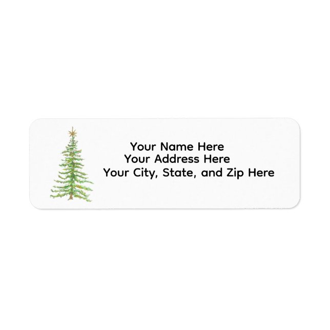 Return Address Label Returadress Etikett (Framsidan)