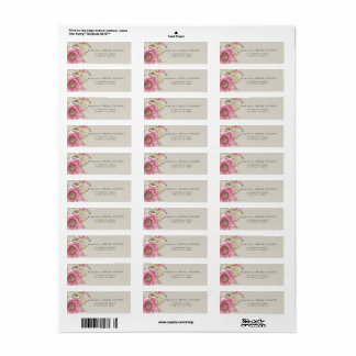  Return Address Labels Modern Bride Shower  Returadress Etikett