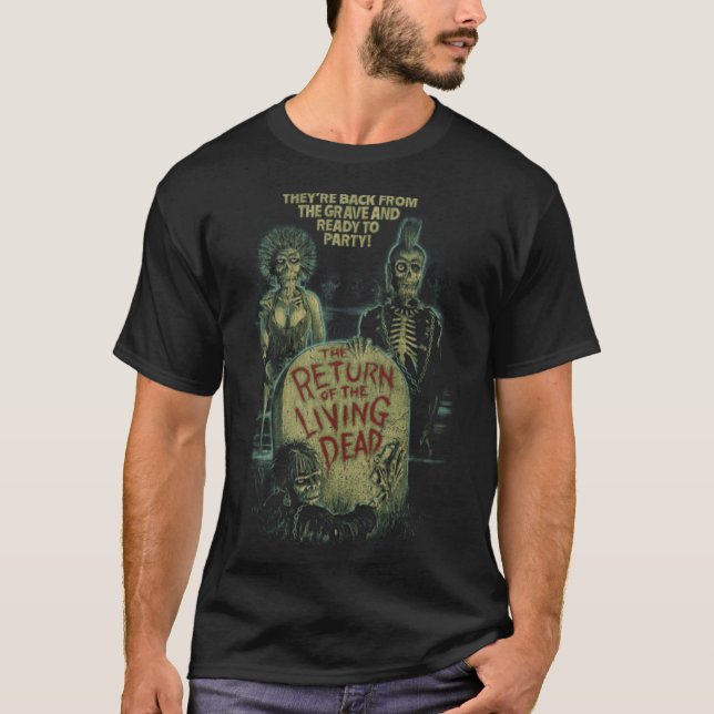 Return of the living dead girl funny t shirt (Framsida)