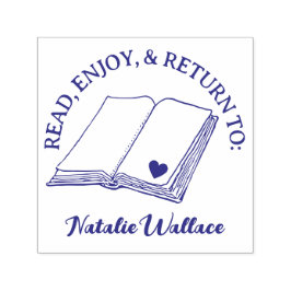 Return to Teacher Classroom Book Stamp Självfärgande Stämpel