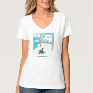 Returnera duvan GPS krångla T-shirt