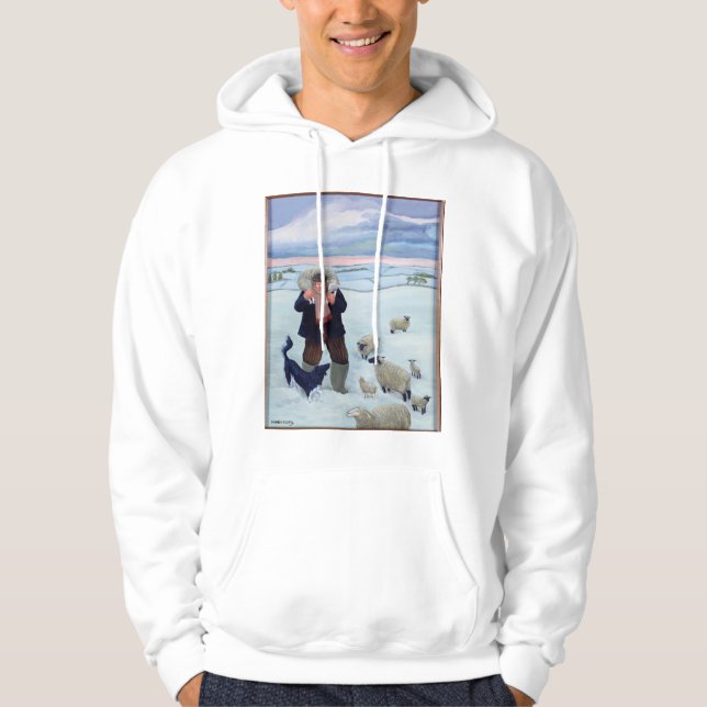 Returnera från vecket sweatshirt med luva (Framsida)