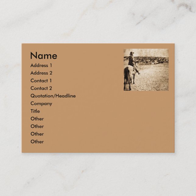 Returnera på spänna V.2 Visitkort (Framsida)