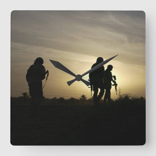 Returnerat lås för hemmavla fyrkantig klocka (Framsida)