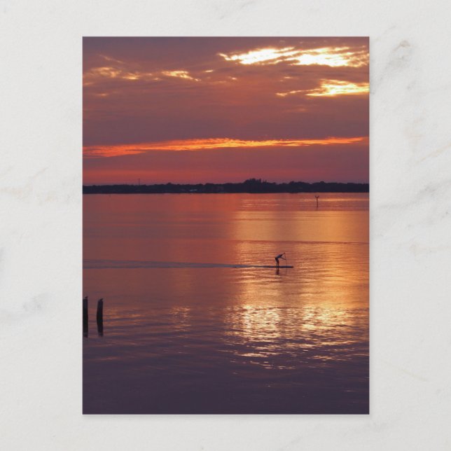 Returnering av Nocvändal Paddle Boarder Vykort (Framsida)