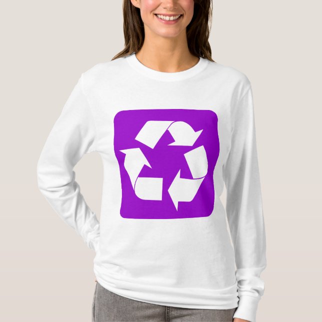 Returtecken - Lila Tee Shirt (Framsida)