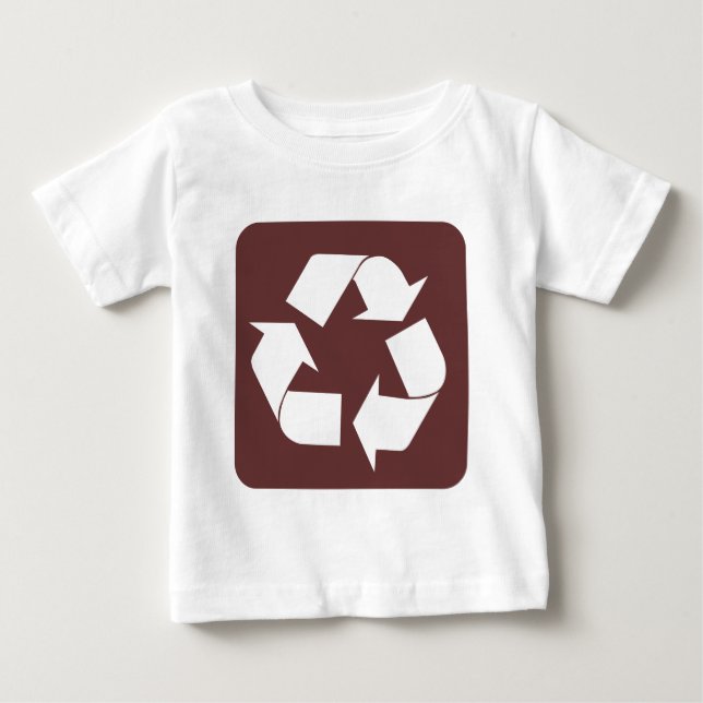 Returtecken - Mörk Brown Tee Shirt (Framsida)