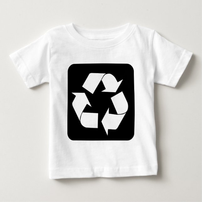 Returtecken - svart t shirt (Framsida)