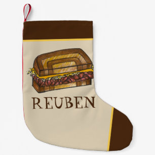 Reuben Sandwich Jewish Deli Cuisineet Hanukkah Liten Julstrumpa