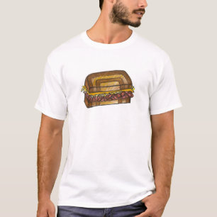 Reuben Sandwich NYC Jewish Deli Corned Beef Food Tee Shirt