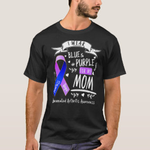 Reumatoid artrit Medvetenhet I Bära Lila Blue T Shirt