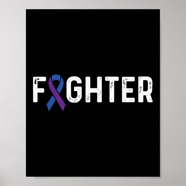 Reumatoid artrit Medvetenhet Ribbon Ra Fighter Poster (Framsidan)