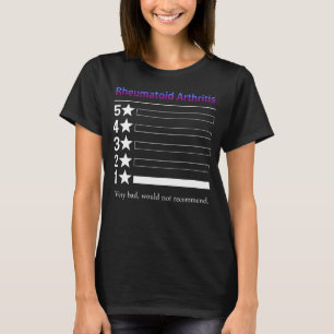 Reumatoid artrit Mycket dålig, skulle inte rekomm T Shirt
