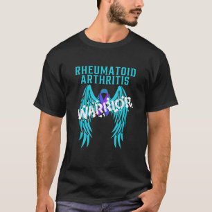 Reumatoid artrit Warrior with Angel Vingar T Shirt