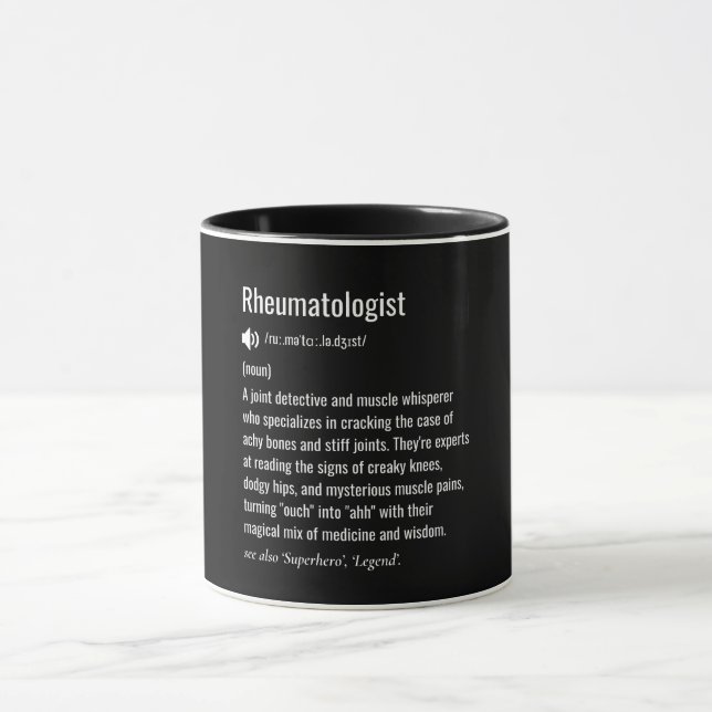 Reumatolog definition mugg (Center)