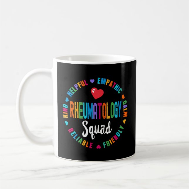 Reumatologi Squad Nurse Team registrerade sjuksköt Kaffemugg (Vänster)