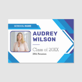 Reunion av familjen Photo Namn bricka Namnbricka