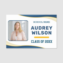 Reunion av familjen Photo Namn bricka Namnbricka