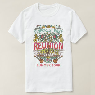 Reunion Band Retro 70s Anpassningsbar för konsert- T Shirt
