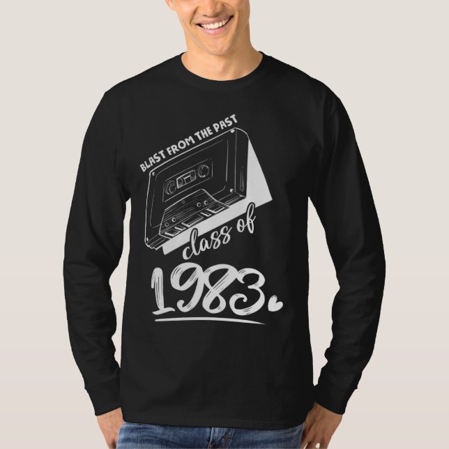Reunion Class of 1983 School Graduation Blast From T Shirt (Framsida)
