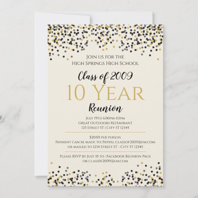 Reunion Inbjudan (Framsida)