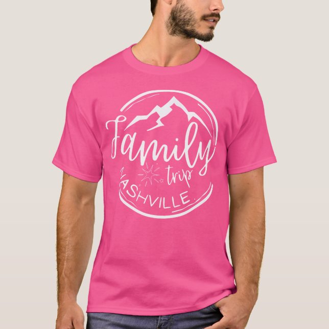 Reunion Nashville Camping Funny Family Resa 2025 M T Shirt (Framsida)
