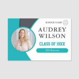 Reunion Photo Namn bricka 20th Class Reunion Namnbricka