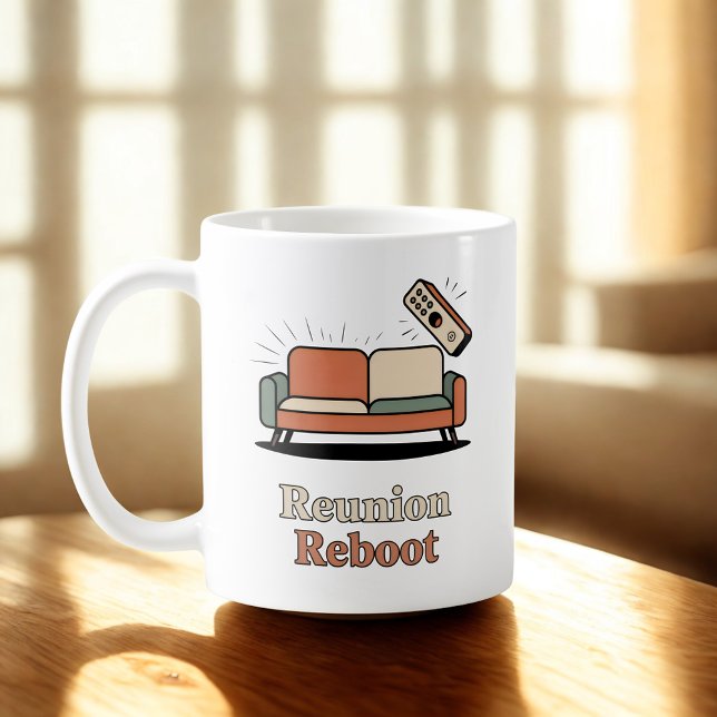 Reunion Reboot | Holiday Chaos Humor Kaffemugg (Skapare uppladdad)