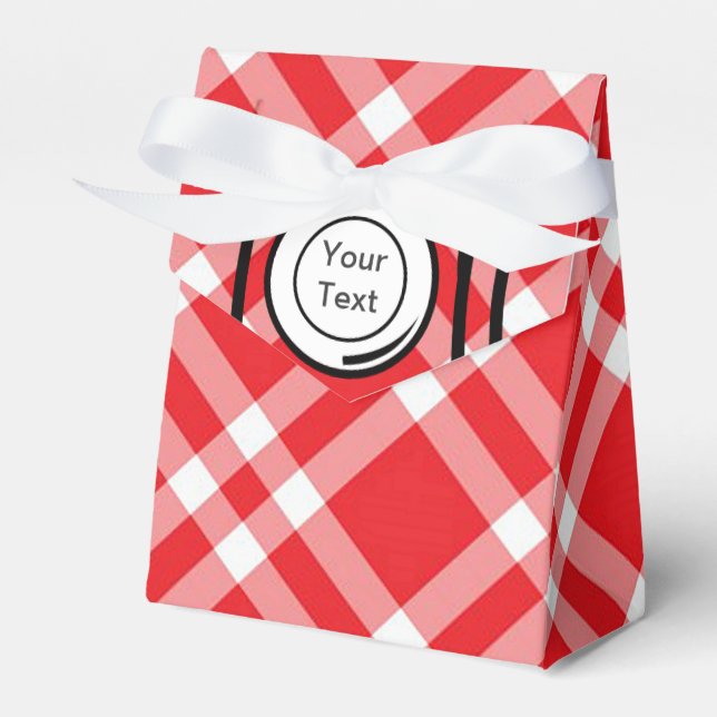 Réunion - Röd, Vit och Blått Picnic eller BBQ Presentaskar (Framsidan Sidan)