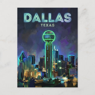 Reunion Tower USA Vykort