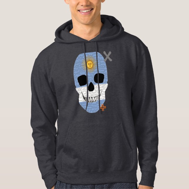 REUNIONES Argentina sudadera con capucha B2 Hoodie (Framsida)