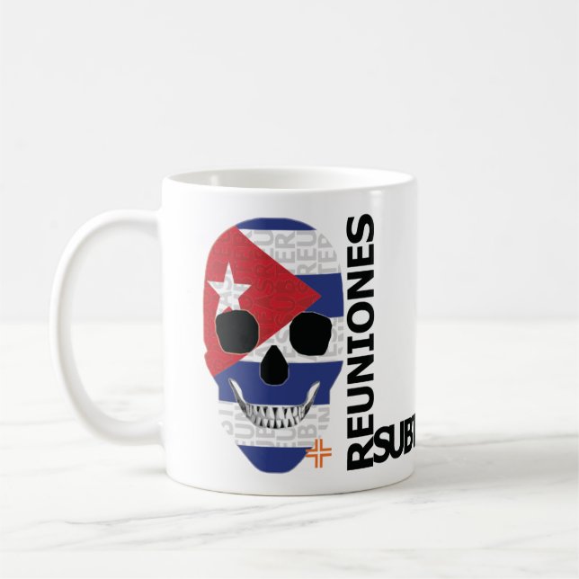 REUNIONES Cuba Taza clasica Kaffemugg (Vänster)