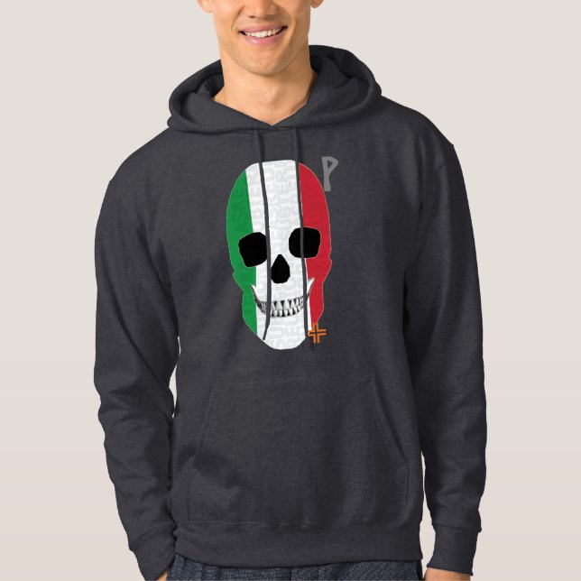 REUNIONES Italia sudadera con capucha B2 Hoodie (Framsida)