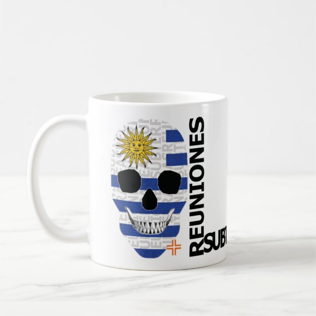 REUNIONES Uruguay Taza clasica Kaffemugg (Vänster)