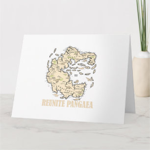 Reunite Pangaea World map History Funny Geology Gi Kort