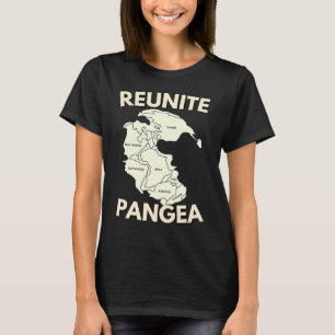 Reunite Pangea Geologis Geoology T Shirt