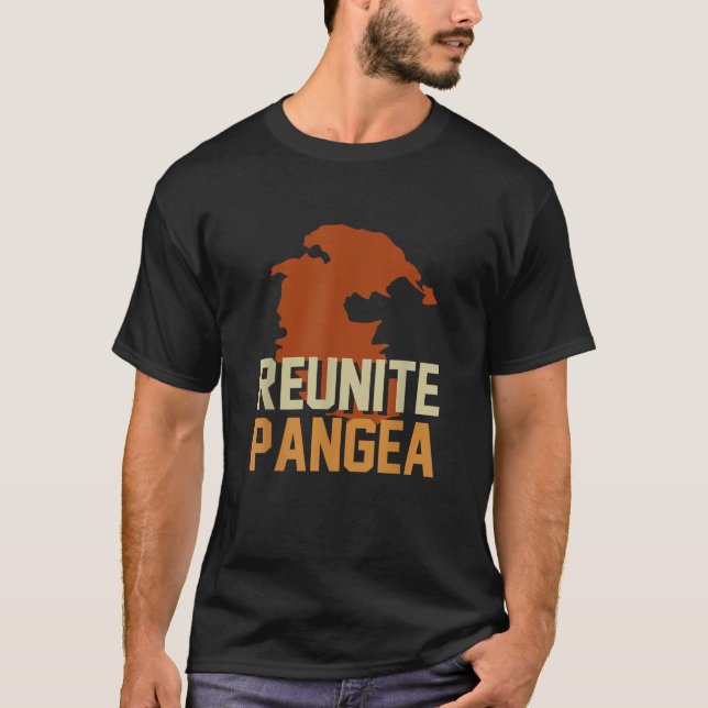 Reunite Pangea Geology T Shirt (Framsida)