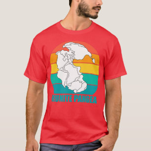 Reunite Pangea Vintage Retro Sunset Classique T Shirt