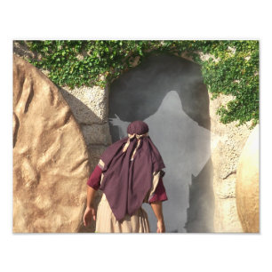 Reurktion av Jesus Tom Grav av Kristus Foto