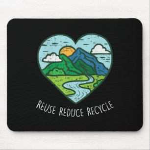 Reuse Reducera Återvinna Earth Day Miljöalist Gi Musmatta