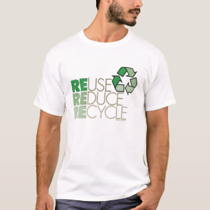 Reuse Reducera T-shirt med Återvinna