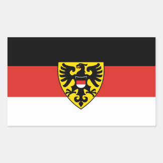 Reutlingen city flag germany symbol emblem coat ar rektangulärt klistermärke