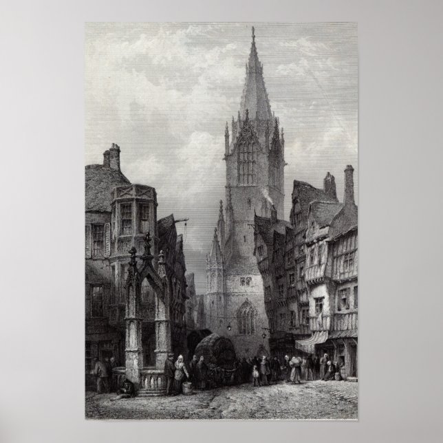 Reutlingen, graverad av J.J. Crew Poster (Framsidan)