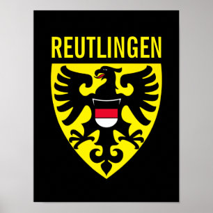 Reutlingen jackar om arm - Tyskland Poster