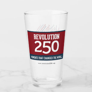 Rev250 logotyp & ordmoln - Färg Glaskopp